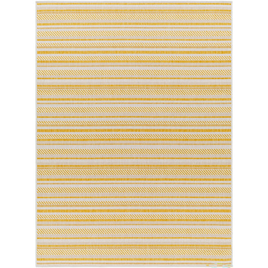 KAVITA Indoor & Outdoor Global Saffron Area Rug Flat