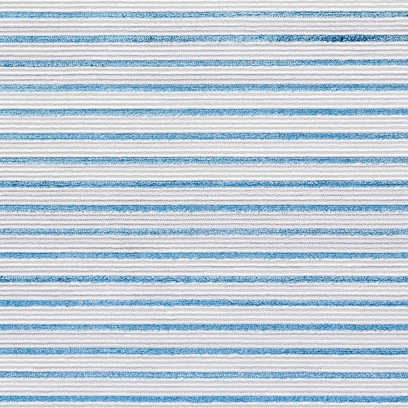 KAYSA Scandi Modern Dark Blue Striped Area Rug