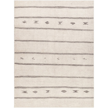 KIRAN Becki Owens x Livabliss Global Scandi Beige/Dark Brown Area Rug Flat