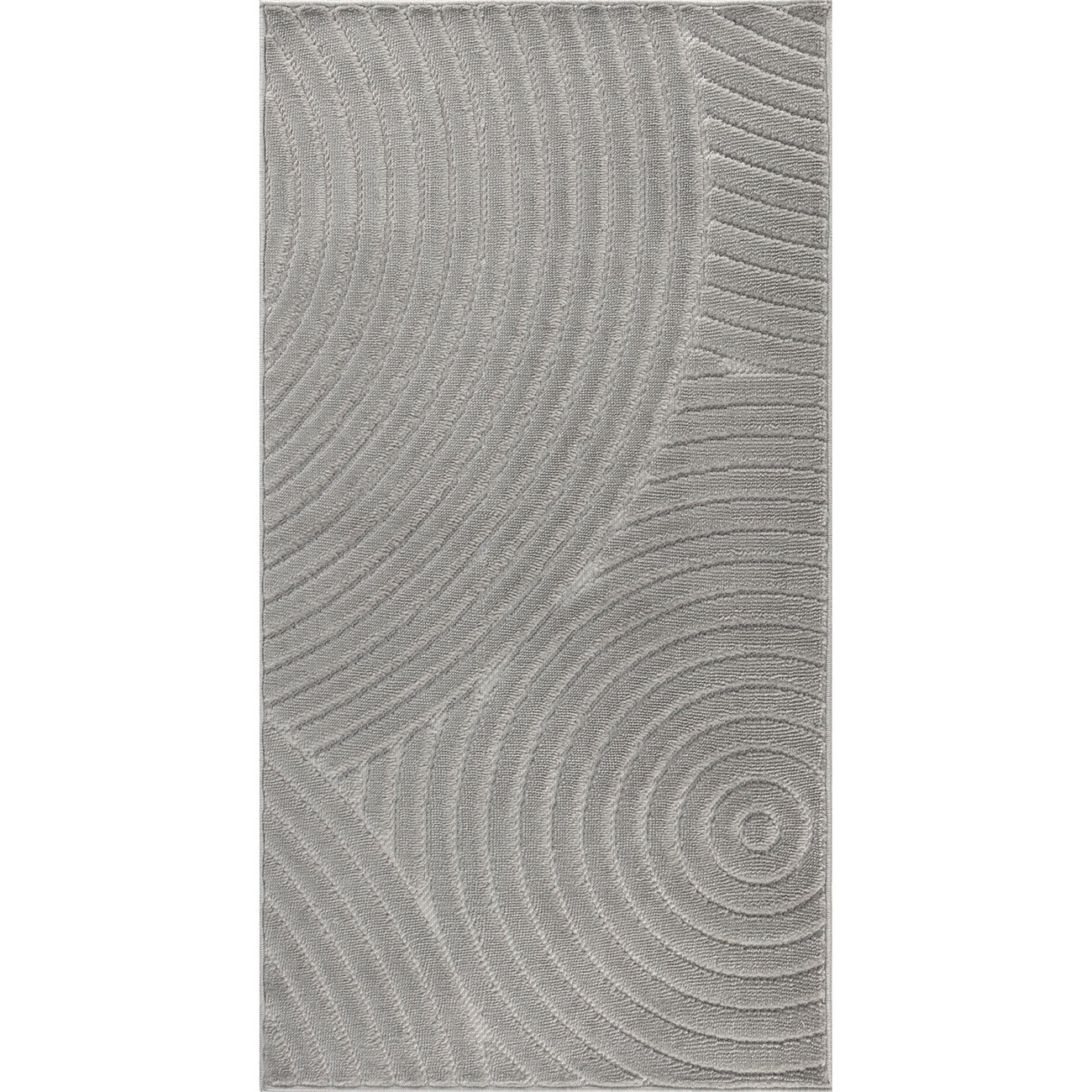 KOANA Indoor & Outdoor Scandi Modern Grey Area Rug