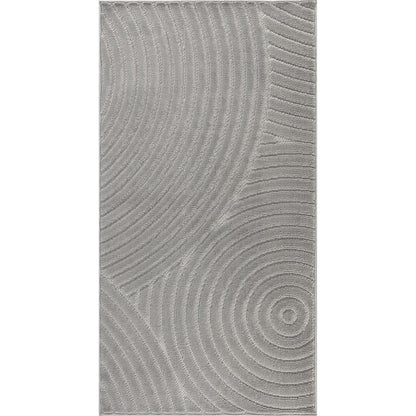 KOANA Indoor & Outdoor Scandi Modern Grey Area Rug