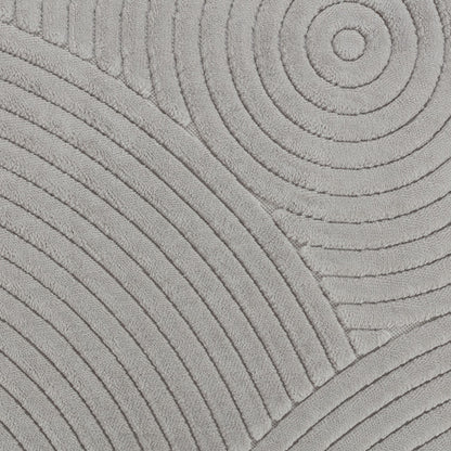 KOANA Indoor & Outdoor Scandi Modern Grey Area Rug