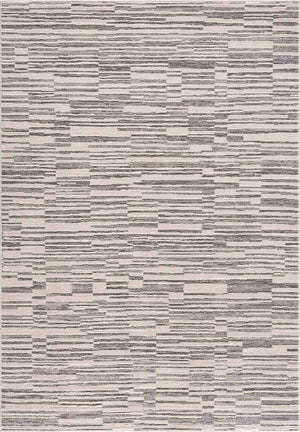 Alexey Gray Broken-Striped Area Rug