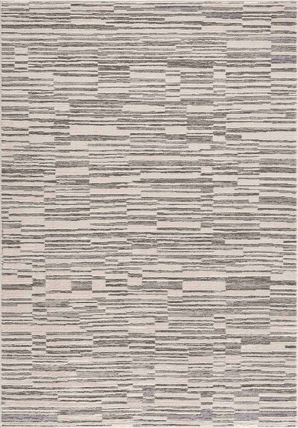 Alexey Gray Broken-Striped Area Rug