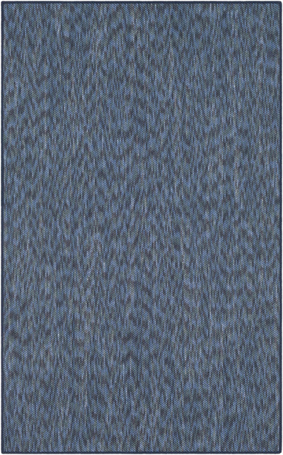 Custom Size Lucca Dark Blue Textured Rug