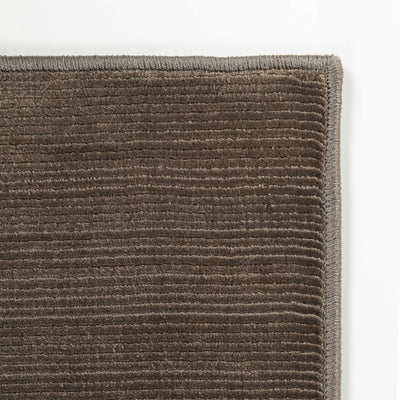 Custom Size Lori Dark Brown Hand Loomed Rug