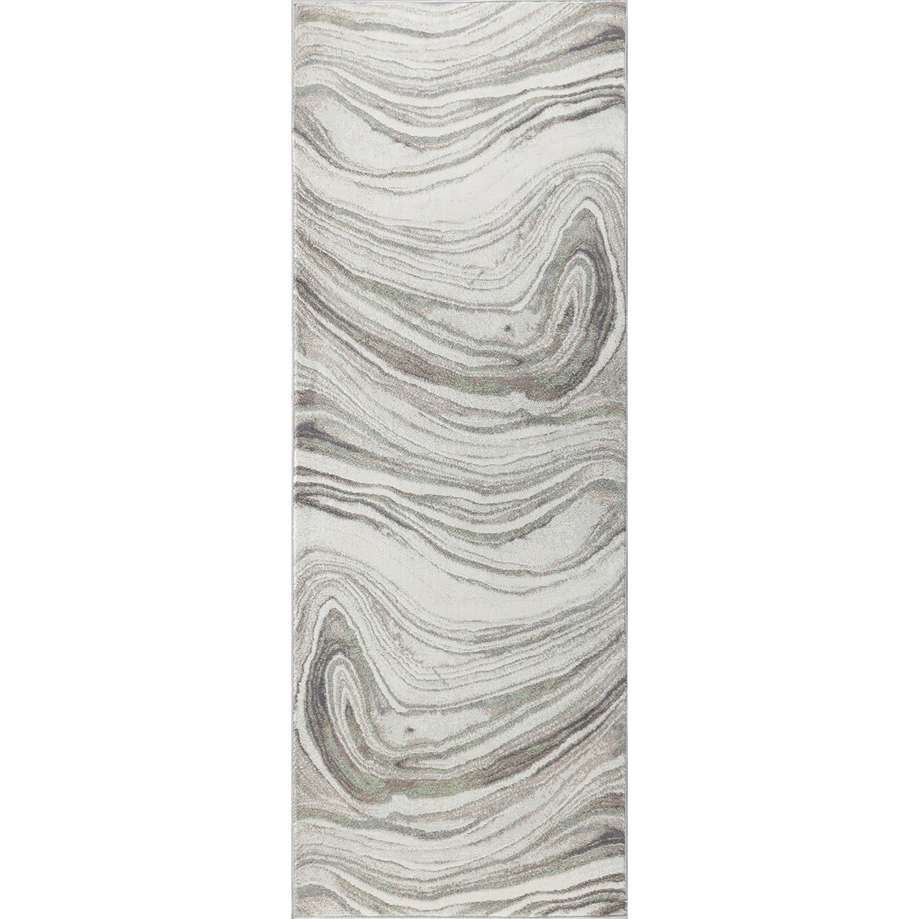 LILAC Scandi Modern Light Grey Area Rug Flat
