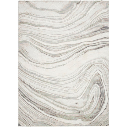 LILAC Scandi Modern Light Grey Area Rug Flat