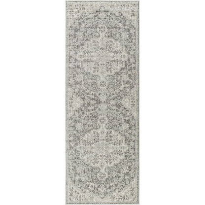 LOU Vintage Traditional Oriental Boho Black Area Rug