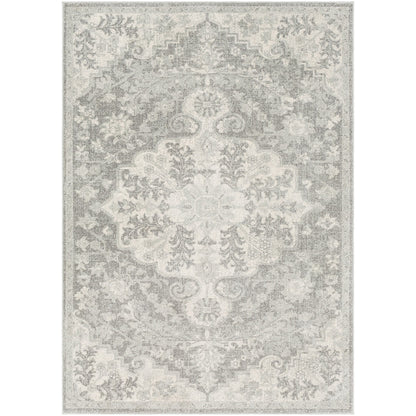 LOU Vintage Traditional Oriental Boho Black Area Rug