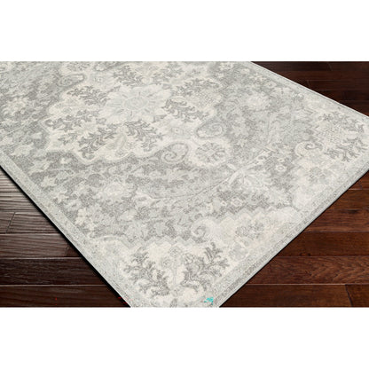 LOU Vintage Traditional Oriental Boho Black Area Rug