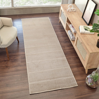 LUCIA Our PNW Home x Livabliss Scandi High Pile 2302 Ivory Area Rug Roomscene