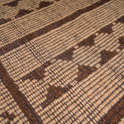 Maia Jute & Leather Area Rug