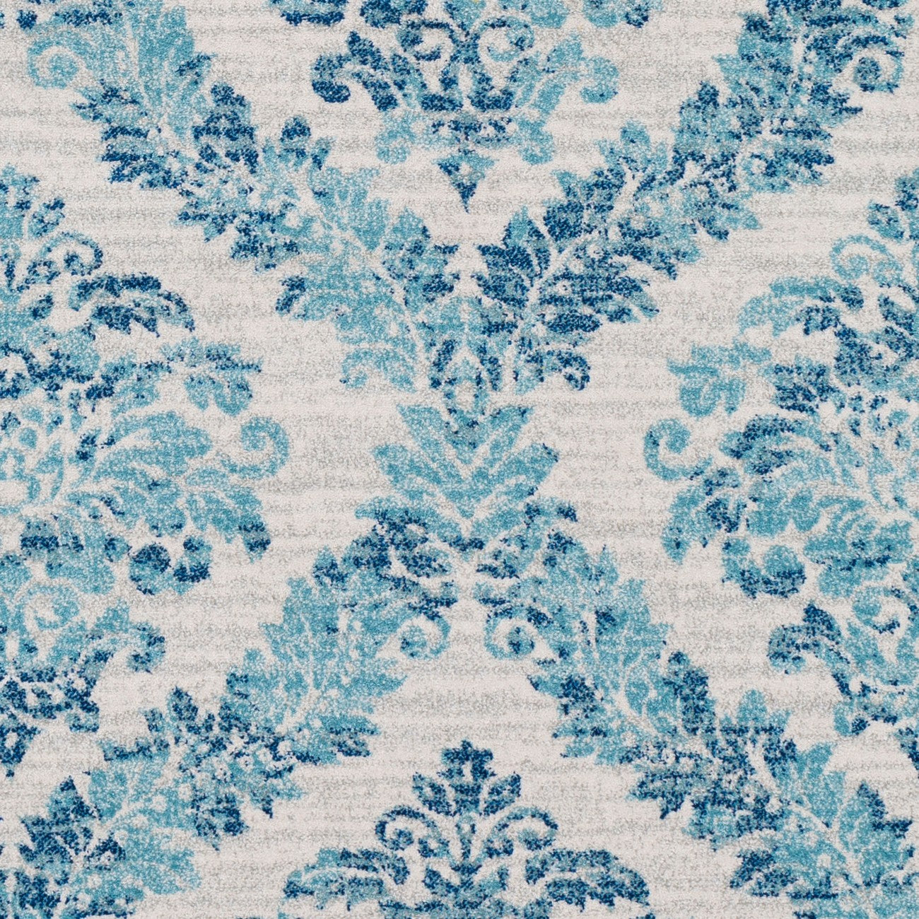 MALTI Vintage Traditional Oriental Boho Teal Area Rug Swatch