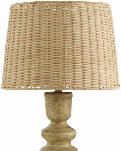 Mouzillon Brown Rattan Table Lamp