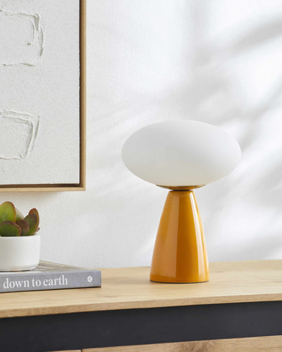 Montamarta Orange Contemporary Table Lamp