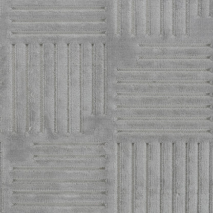 MIDORI Indoor & Outdoor Scandi Modern Grey Area Rug