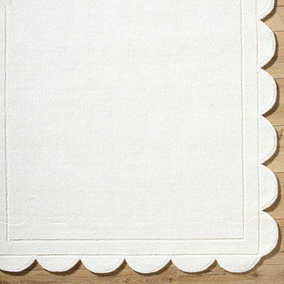 Sample Uhuro White Geometric Area Rug