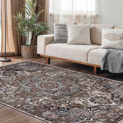 Mardin Brown Medallion Rug - Limited Edition