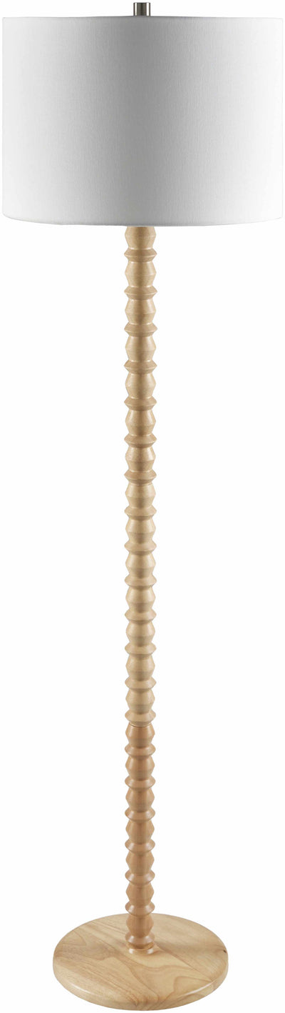 Motozintla Cream Wood Floor Lamp