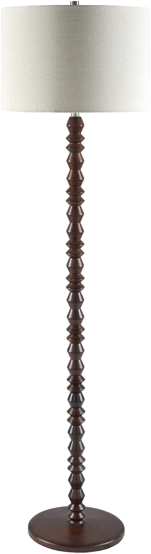 Motozintla Dark Brown Wood Floor Lamp