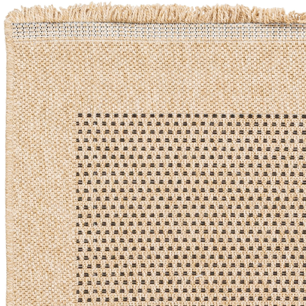 LORI Indoor & Outdoor Cottage Jute-Look Beige/Brown Area Rug Zoom