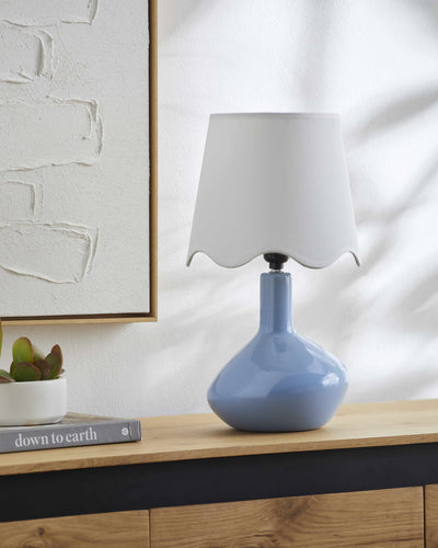 Neuenhagen Blue & White Ceramic Table Lamp