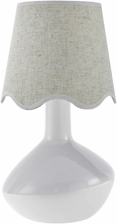 Neuenhagen White & Wheat Ceramic Table Lamp