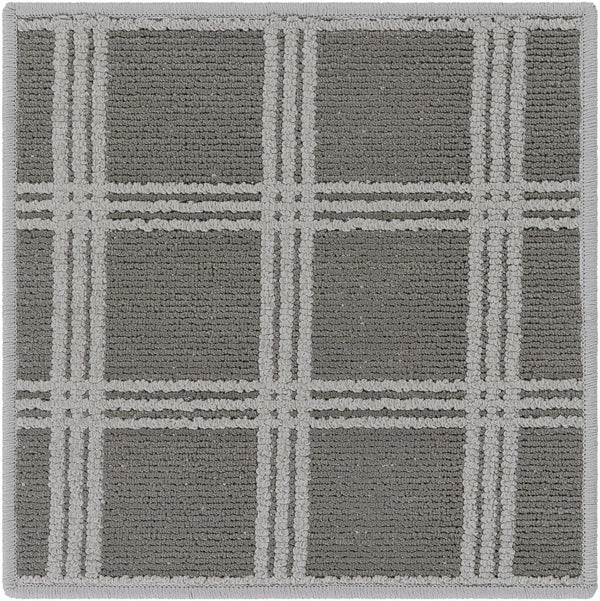 Custom Size Oretha Gray Checkered Rug