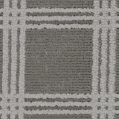 Custom Size Oretha Gray Checkered Rug