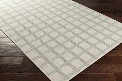 Custom Size Oretha Off White Checkered Rug