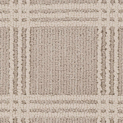 Custom Size Oretha Dark Beige Checkered Rug