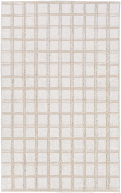 Custom Size Oretha Beige Checkered Rug