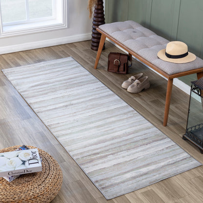 PANDORA Scandi Modern Dark Brown Area Rug Roomscene