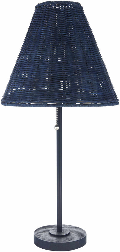 Panettieri Blue Rattan Table Lamp