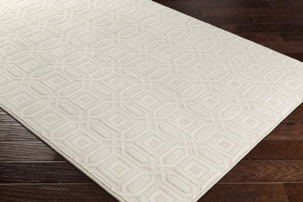 Custom Size Patrick Off White Geometric Rug