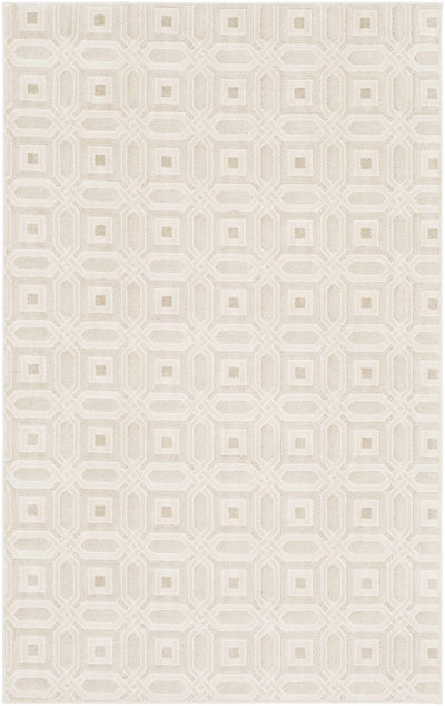 Custom Size Patrick Beige Geometric Rug