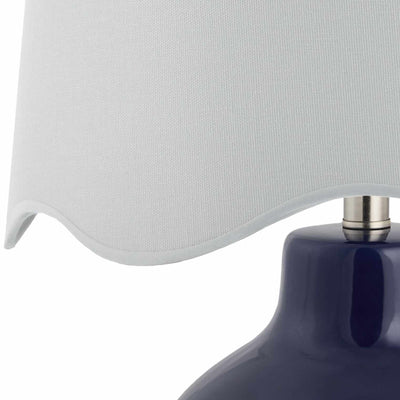 Pojezerje Navy & White Table Lamp