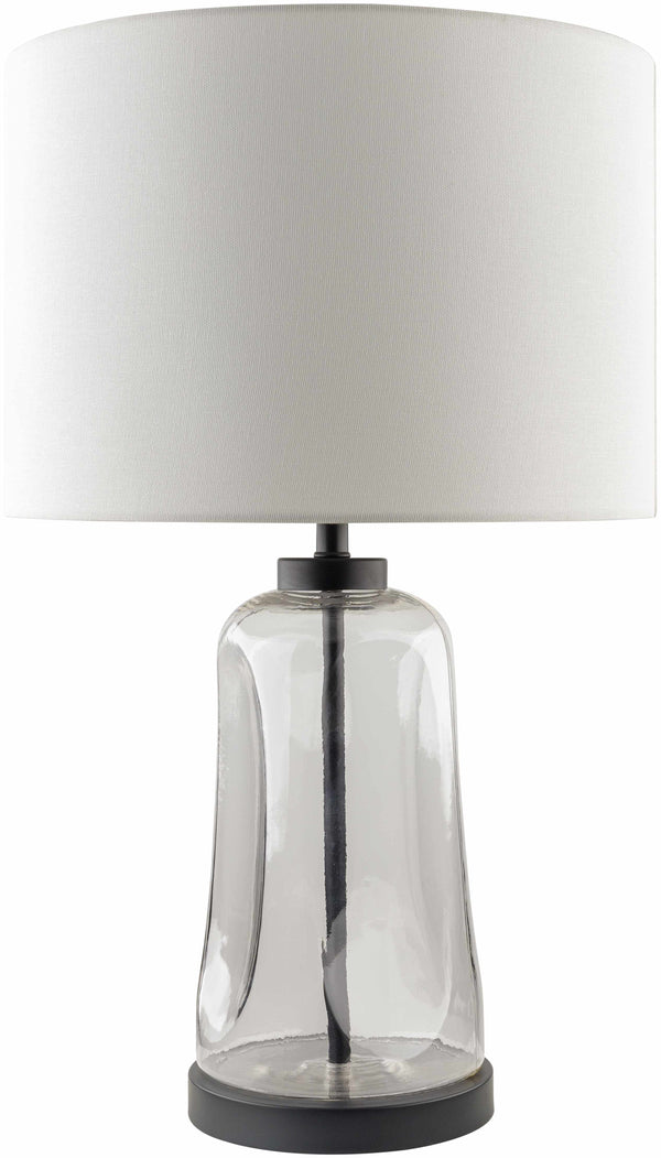 Polevskoy White Glass Table Lamp