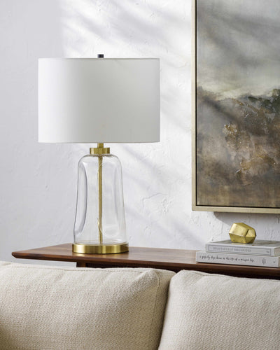 Polevskoy White Gold Table Lamp