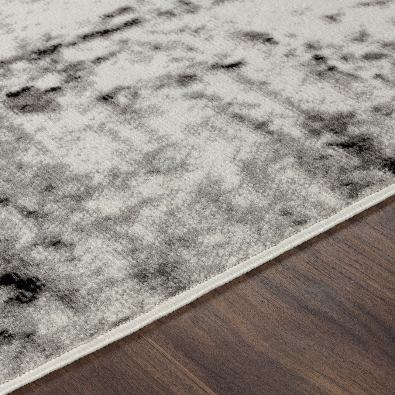 NATALIA Abstract Modern Marble Light Grey Area Rug Texture
