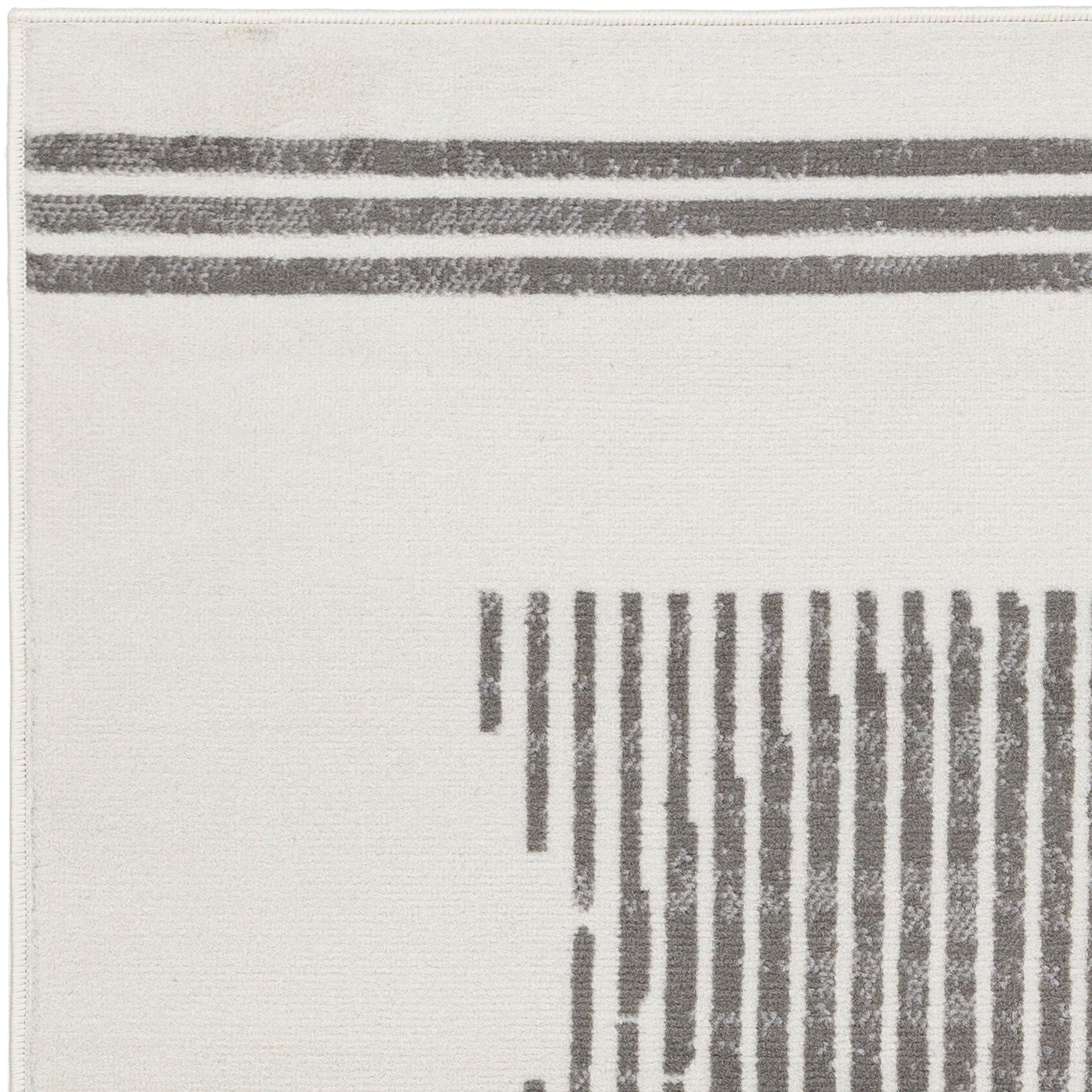 REILY Scandi Modern Medium Grey Area Rug Zoom