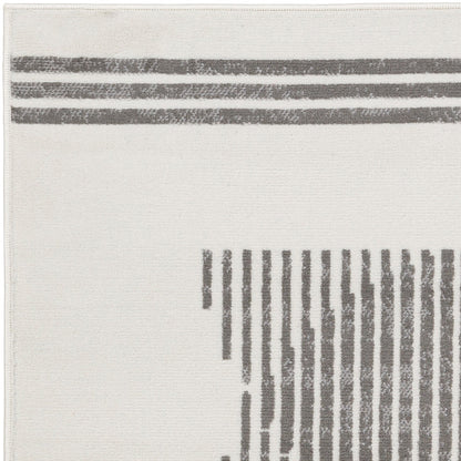 REILY Scandi Modern Medium Grey Area Rug Zoom