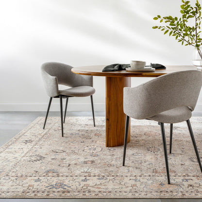 RAVEENA Becki Owens x Livabliss Vintage Traditional Oriental Boho Camel Area Rug Roomscene
