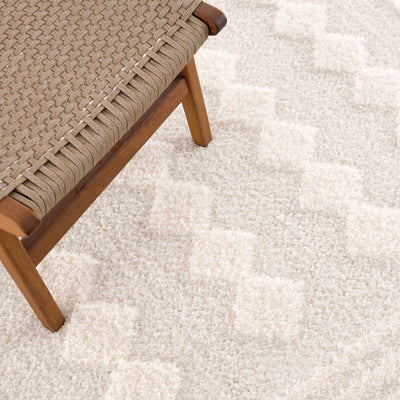 Hija Cream High-Low Area Rug