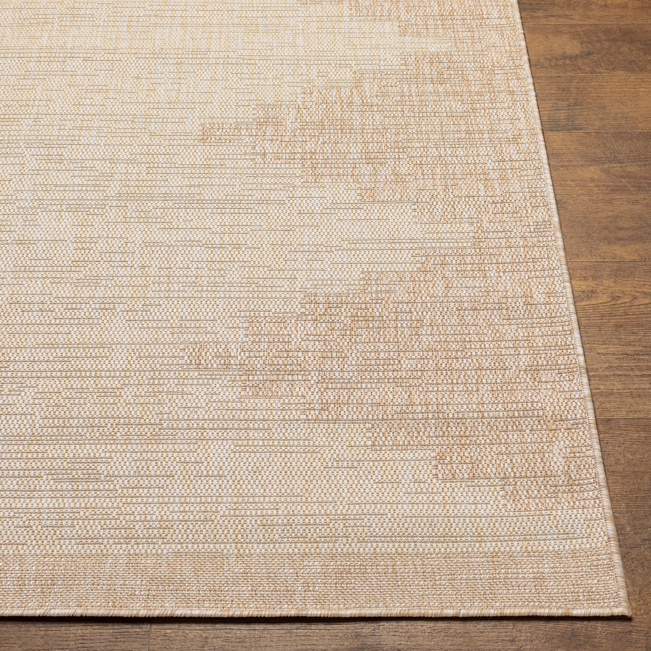 RUBAL Indoor & Outdoor Global Beige Area Rug Front