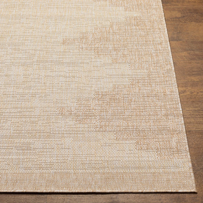 RUBAL Indoor & Outdoor Global Beige Area Rug Front