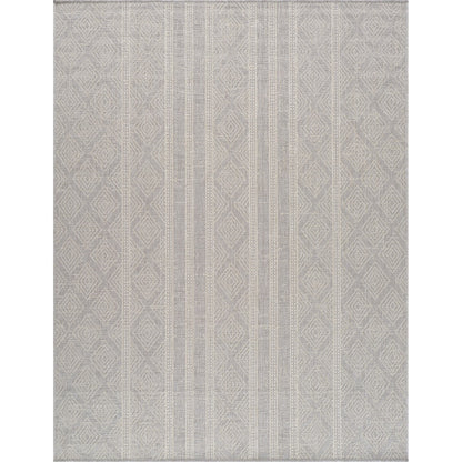 MADIE Indoor & Outdoor Global Light Grey/Cream Area Rug