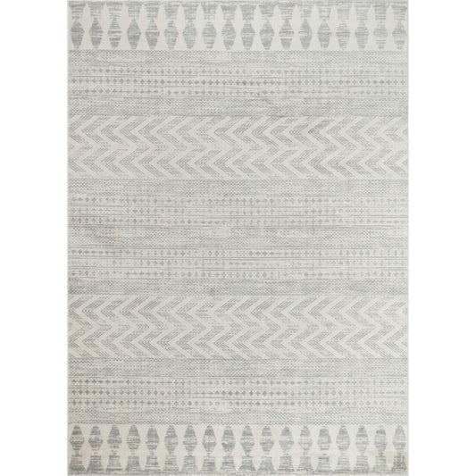 LOUNA Scandi Modern Grey/Taupe Area Rug 