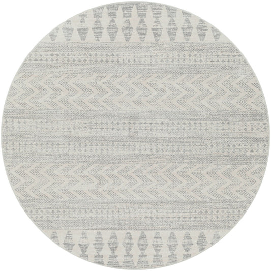 LOUNA Scandi Modern Grey/Taupe Area Rug Flat